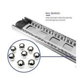 Tobinice 6 Pairs of 22 Inch Hardware 3-Section Full Extension Ball Bearing Side Mount Drawer Slides,100 LB Capacity Drawer Slide