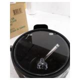 Oggi Insulated Ice Bucket, 4 Quart / 3.8 L, Stainless Steel, Black