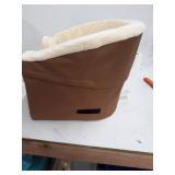 Amazon Basics Pet Car Booster Bucket Seat - 18 x 18 x 16 Inches