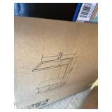 Mainstays Wood/Metal Desk, Rustic Weathered Oak Finish