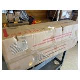 Christopher Knight Home Mission Fabric Storage Ottoman, Light Grey