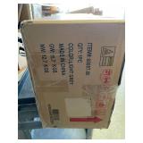 Christopher Knight Home Mission Fabric Storage Ottoman, Light Grey