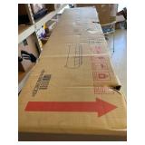 Christopher Knight Home Mission Fabric Storage Ottoman, Light Grey