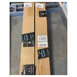 2- Decopolitan 27941-36CO End Cap Single Rod, 36 to 72-Inch, Toasted Copper