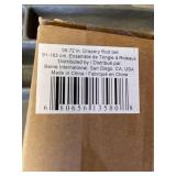 2- Decopolitan 27941-36CO End Cap Single Rod, 36 to 72-Inch, Toasted Copper