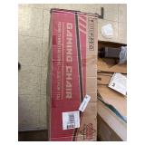 Soontrans Red Gaming Chair with Footrest,Racing Gaming Chair,Computer Gamer Chair,Ergonomic Game Chair with Adjustable Headrest and Lumbar Support