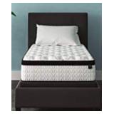Signature Design by Ashley Chime 12 Inch Plush Hybrid Mattress, CertiPUR-US Certified Foam, Twin