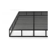 ZINUS Quick Lock Metal Smart Box Spring / 9 Inch Mattress Foundation / Strong Metal Structure / Easy Assembly, Queen, White