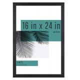 MCS Industries Studio Gallery Frames, 16x24 in, Black Woodgrain
