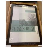 MCS Industries Studio Gallery Frames, 16x24 in, Black Woodgrain