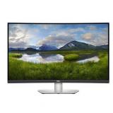 Dell S3221QS 32 Inch Curved 4K UHD, VA Ultra-Thin Bezel Monitor, AMD FreeSync, HDMI, DisplayPort, Built in Speakers, VESA Certified, Silver- Retail $359.99