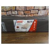 Coleman Camping Cot, Air Mattress, and Pump Combo | Folding Camp Cot and Air Bed with Side Tables and Battery Operated Pump- Retail $161.99