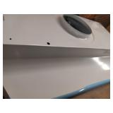 Broan 30-Inch 2-Speed Under-Cabinet Round Range Hood, White, 190 Cfm