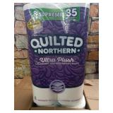 Quilted Northern Ultra Plush Toilet Paper, 24 Supreme Rolls = 105 Regular Rolls, 3-ply Bath Tissue
