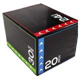 BalanceFrom 3 in 1 20 Inch 24 Inch 30 Inch Foam Plyometric Box Jumping Exercise (Regular, 16 Pounds)- Retail $110.79