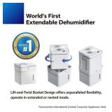 Midea Cube 50 Pint Dehumidifier with Smart Wi-Fi, For Up to 4,500 Sq. Ft.-Compact Size for Home, Basements, Medium-sized Rooms, and Bathrooms, Works with Alexa (White), ENERGY STAR Most Efficient 2021