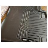 Husky Liners 94071 Fits 2017-20 Ford F-250/F-350 SuperCab Weatherbeater Front & 2nd Seat Floor Mats, Black