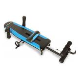Exerpeutic 100 Back Stretch Traction Table Inversion Table Alternative with 300 lbs Weight Capacity, Blue
