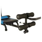 Exerpeutic 100 Back Stretch Traction Table Inversion Table Alternative with 300 lbs Weight Capacity, Blue