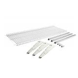 Rubbermaid Fasttrack Extension Kit for Garage, Shelves, 2091173, Black