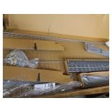 Rubbermaid Fasttrack Extension Kit for Garage, Shelves, 2091173, Black