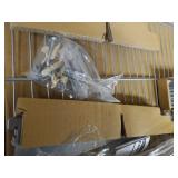 Rubbermaid Fasttrack Extension Kit for Garage, Shelves, 2091173, Black