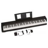 YAMAHA P71 88-Key Weighted Action Digital Piano with Sustain Pedal and Power Supply- Retail $795