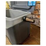 Igloo BMX 25 Quart Cooler with Cool Riser Technology, Fish Ruler, and Tie-Down Points - 11.29 Pounds - Carbonite Gray and Blue