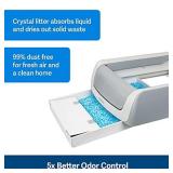 PetSafe ScoopFree Self-Cleaning Cat Litter Box Tray Refills with Premium Blue Non-Clumping Crystals - 3 Pack