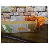 Lightshare LED Lighted Maple Tree - Dotted with 120 Warm White LED Lights, 5.5 ft, Orange