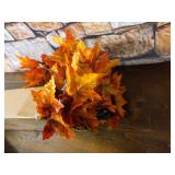 Lightshare LED Lighted Maple Tree - Dotted with 120 Warm White LED Lights, 5.5 ft, Orange