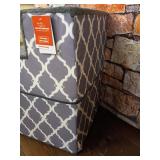 Foldable Pet Steps/Stairs with CertiPUR-US Certified Foam by Best Pet Supplies - Gray Lattice, 4-Steps (H: 22")