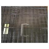 Dog Crate 1536DDU MidWest ICrate 36 Inches Double Door Folding Metal Dog Crate w/ Divider Panel, Floor Protecting Feet & Leak Proof Dog Tray Intermediate Dog Breed, Black