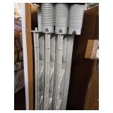 North States Mypet Petyard Passage: 4, 6 or 8 panel pet enclosure with lockable pet door. Freestanding. 7 sq. ft to 34.4 sq. ft. (26" tall)