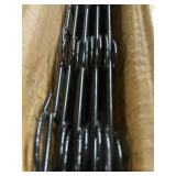 Amazon Basics Foldable Metal Pet Dog Exercise Fence Pen With Door Gate - 60 x 60 x 48 Inches, Black