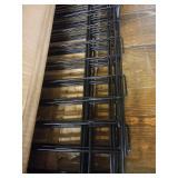 Amazon Basics Foldable Metal Pet Dog Exercise Fence Pen With Door Gate - 60 x 60 x 30 Inches, Black