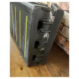 Pet Gear Tri-Fold Ramp 71 Inch Long Extra Wide Portable Pet Ramp for Dogs/Cats up to 200lbs, Patented Compact/Easy Fold with Safety Tether, Black/Yellow(Reflective) Extra Wide, Extra Wide, Tri Fold