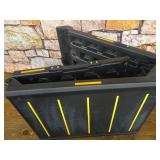 Pet Gear Tri-Fold Ramp 71 Inch Long Extra Wide Portable Pet Ramp for Dogs/Cats up to 200lbs, Patented Compact/Easy Fold with Safety Tether, Black/Yellow(Reflective) Extra Wide, Extra Wide, Tri Fold