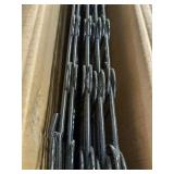 Amazon Basics Foldable Metal Pet Dog Exercise Fence Pen With Door Gate - 60 x 60 x 48 Inches, Black