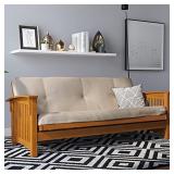 DHP Eve 6 Inch Thermobonded High Density Polyester Fill Futon Mattress, 6 in, Tan