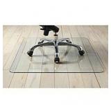 Lorell Tempered Glass Chair Mat, 36"