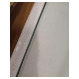 Lorell Tempered Glass Chair Mat, 36"