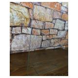 Lorell Tempered Glass Chair Mat, 36"