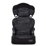 Evenflo Big Kid AMP High Back Booster Car Seat, Static Black