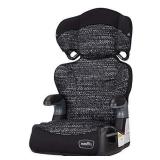 Evenflo Big Kid AMP High Back Booster Car Seat, Static Black