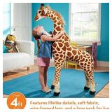 Melissa & Doug Giant Giraffe - Lifelike Stuffed Animal (over 4 feet tall)