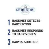 Graco Sense2Snooze Bassinet with Cry Detection Technology | Baby Bassinet Detects and Responds to Baby