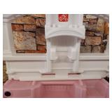 Step2 Fun with Friends Kitchen | Pink Kitchen with Realistic Lights & Sounds |Play Kitchen Set | Pink Kids Kitchen Playset & 45-Pc Kitchen Accessories Set