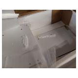 KidKraft Modern White Play Kitchen & 27-pc. Matching Cookware Set with 1 Piece Accessory Play Set, Gift for Ages 3+