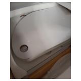 KidKraft Modern White Play Kitchen & 27-pc. Matching Cookware Set with 1 Piece Accessory Play Set, Gift for Ages 3+